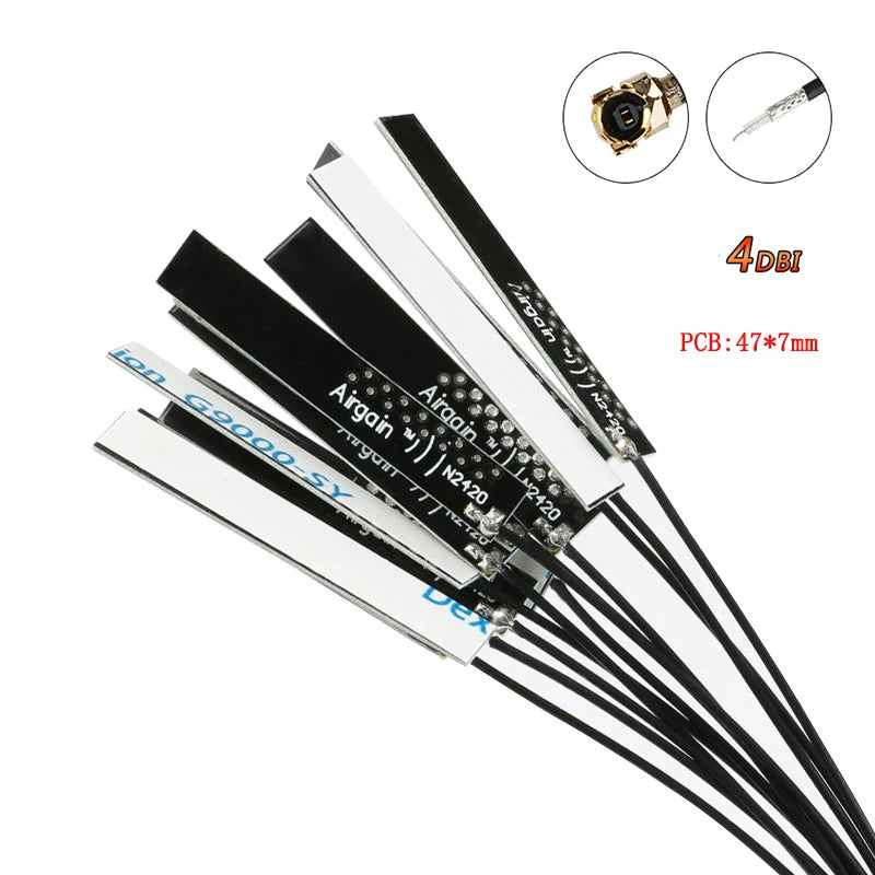 5PCS 2.4Ghz 4G 5G WIFI Internal Antenna FPC PCB 5dBi 8dBi IPX Connector Solder Omni Buletooth Antenna 3dBi IEEE b/g/n WLAN
