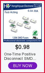 One-Time Positive Disconnect SMD Restore Fuse 1206 3216 10A Fast-Acting Ceramic Surface Mount Fuse 0501010.MR CC12H10A CC12H15A