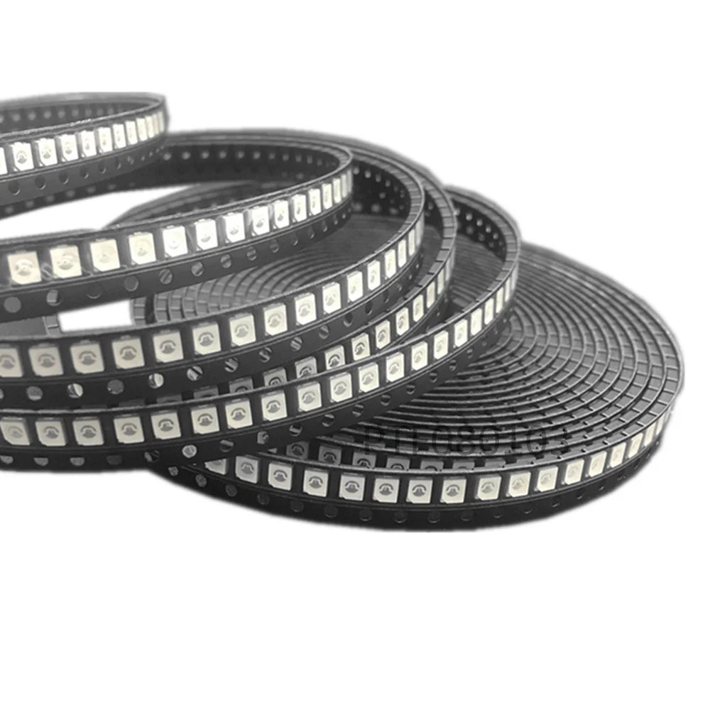 1000pcs 3528 LED SMD White Chip PLCC2 Ultra Bright Surface Mount 20mA 3V 7-8LM Light-Emitting Diode LED 1210 SMT Lamp Light