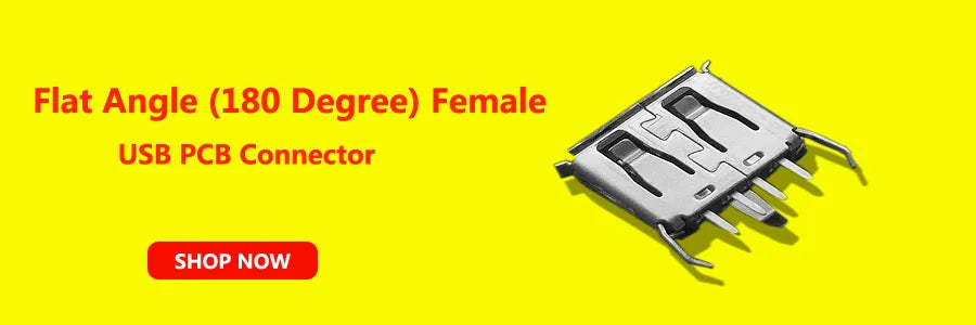 5-100pcs Laptop Motherboard Micro 2.0 USB 4Pin 4 Pin DC White A Type Flat Angle 180 Degree Female PCB Connector Socket Jack Plug