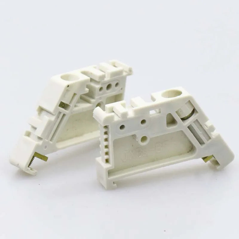 50pcs EW35 Din Rail Universal Terminal Blocks Ending/End Stopper 35mm Din End Bracket Stops EW-35 for Circuit Breaker