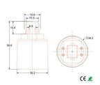6pcs Gx24q To E26/E27adapter 4Pin 15.5mm Converter G24q To E26 E27 Adaptor CFL Light Socket Adapter