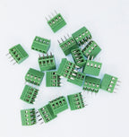 50pcs 2.54mm Terminal Block, 0.1" 2P 3P 4P 5P 6P 7P 8P 9P 10P 12P 14P 16P Rohs Brass PCB Screw Mount Wire Terminal Connector