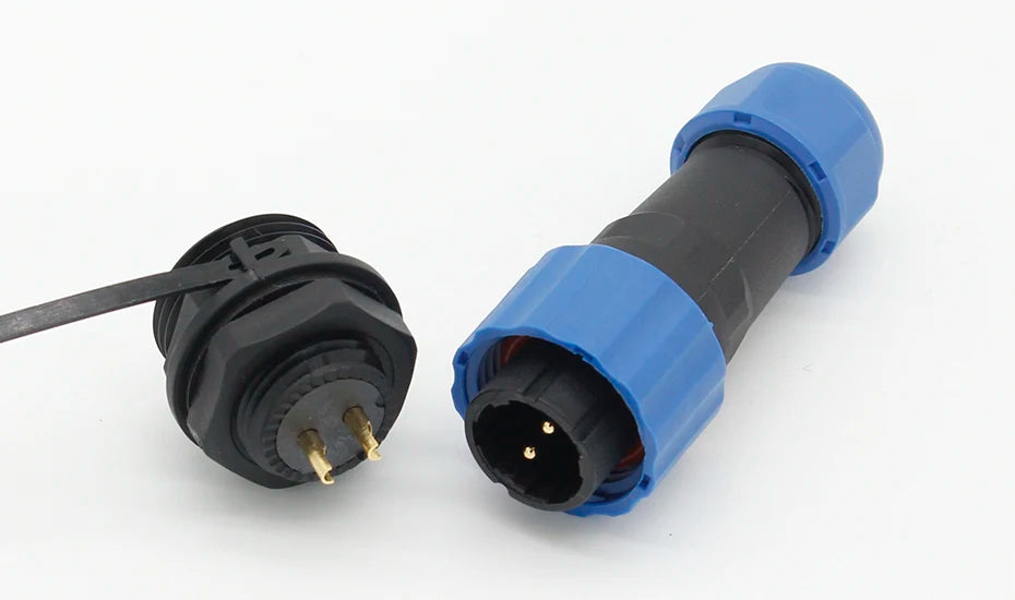 SP16 Waterproof Straight Aviation connector 2/3/4/5/6/7/9Pin IP68 industrial cable connector Male plug and Femal socket