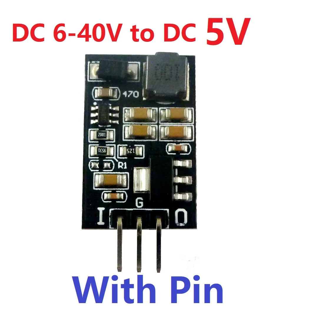 5W DC 6-40V to 3.3V 5V Low Noise 2 in 1 LDO Linear Regulators & DC-DC Buck Converter Module Replace AMS1117 LM317 7805