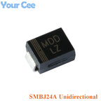 20pcs SMD DO-214AA Series SMBJ70A SMBJ58A SMBJ48A SMBJ33A SMBJ30A SMBJ28A SMBJ26 TVS Transient Suppression Diode SMBJ5.0CA SMBJ2