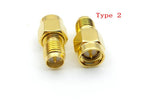 20pcs/100PCS BRASS SMA RP-SMA Male Female To SMA RP-SMA Male Female Connector