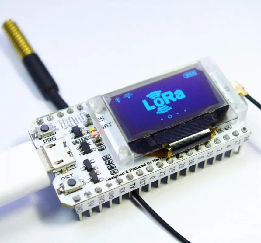 ESP32 SX1262 LoRa 433-510MHz OLED Display WIFI Module Development Board 433mhz for Arduino LoRaWAN Shell Meshtastic Mesh Network