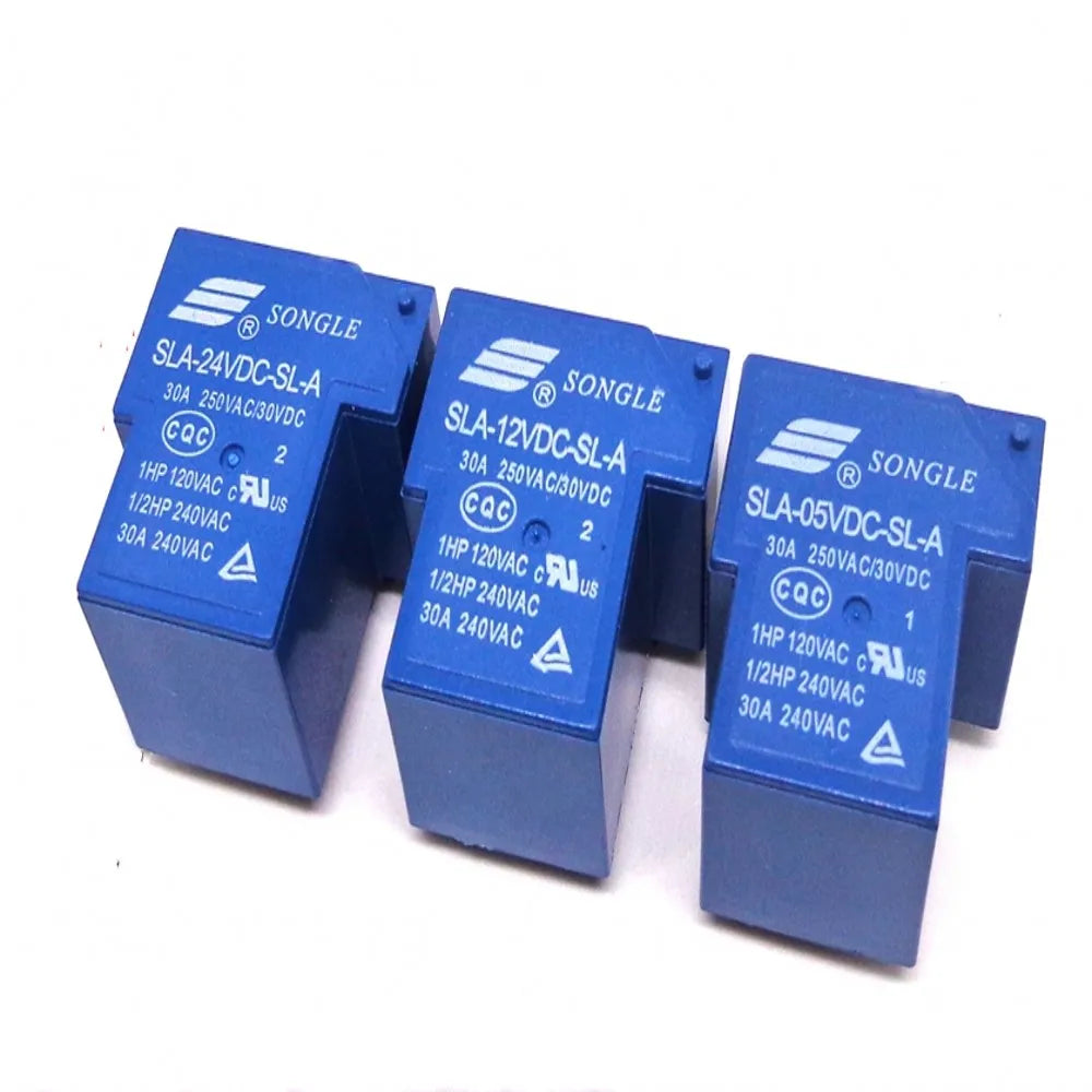 10pcs/lot Power Relay SLA-05VDC-SL-C SLA-12VDC-SL-C SLA-24VDC-SL-C 5V 12V 24V 6Pin PCB Relay 30A New Original