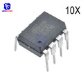 diymore 10 PCS/Lot IC Chips ATTINY85-20PU ATTINY85 MCU 8BIT ATTINY 20MHZ 8 Pin DIP-8 ATTINY85 Microcontroller Integrated Circuit
