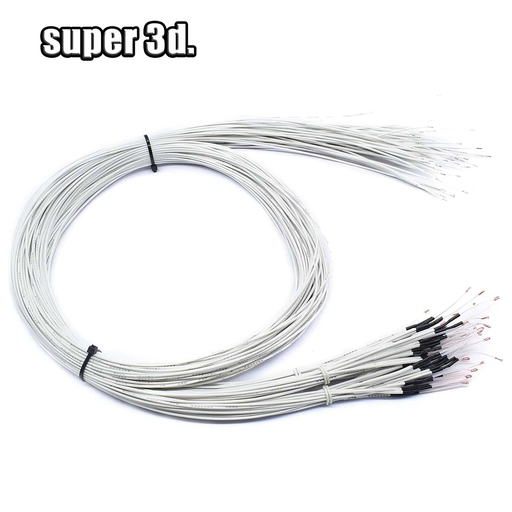 100K Ohm NTC 3D Printer Thermistor With Dupont/XH2.54 NTC3950 Thermal Sensor Heatbed Thermistors Temperature Heater Cable