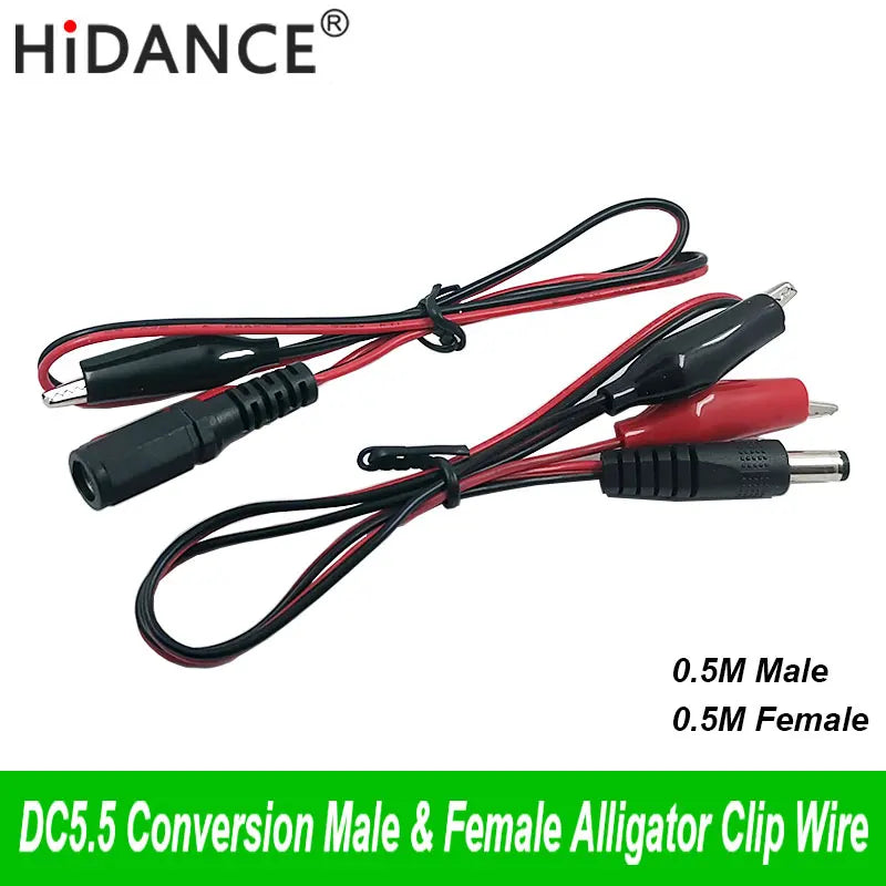 USB Alligator clips Crocodile wire Male/female to USB tester Detector DC Voltage meter ammeter capacity power meter monitor, etc