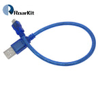 5/10PCS Micro USB Cable for Pro Micro Leonardo DUE R3 D1 Mini NodeMcu V3 TP4056 18650 Board 30cm