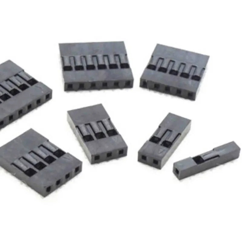 50Pcs 2.54mm Male and Female Dupont and Servo Crimp Wire Jumper Pin Header Connector Terminal Pins Crimp