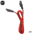 SAE Female to SAE Male Power Extension Cable Solar Battery Quick Disconnect Wire Harness SAE Copper Connector 2M High Quality