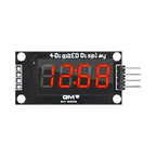 4-Digit LED 0.36" LED Display Tube (decimal) 7-Segments TM1637 Clock Double Dots Module 0.36 Inch For Arduino size 30x14mm