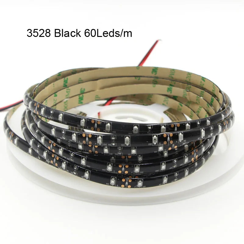led strip light 600nm True Orange no Amber Yellow waterproof 3528 5050 SMD 120leds/m christmas string tape rope lamp 12V