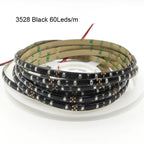 led strip light 600nm True Orange no Amber Yellow waterproof 3528 5050 SMD 120leds/m christmas string tape rope lamp 12V