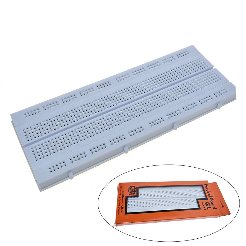 SYB 120 400 500 830 840 1660 MB102 GL-12 Points Solderless PCB Breadboard Mini Universal Test Protoboard DIY Bread Board