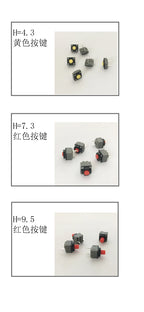 Kailh Micro Switch 6*6*4.3/7.3/9.5mm Square Silent Switch Wireless Mouse Wired Mouse DIP Microswitch Tact Switch CMI627301D60