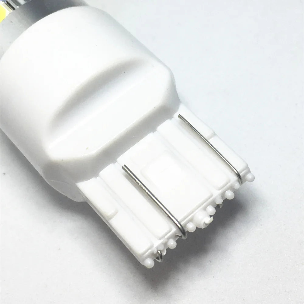 1PCS T20 7440 W21W WY21W led White Auto Reverse Lamps Car Yellow 33 smd 5730 5630 LED Amber Turn Signal Bulb Red Brake light 12V