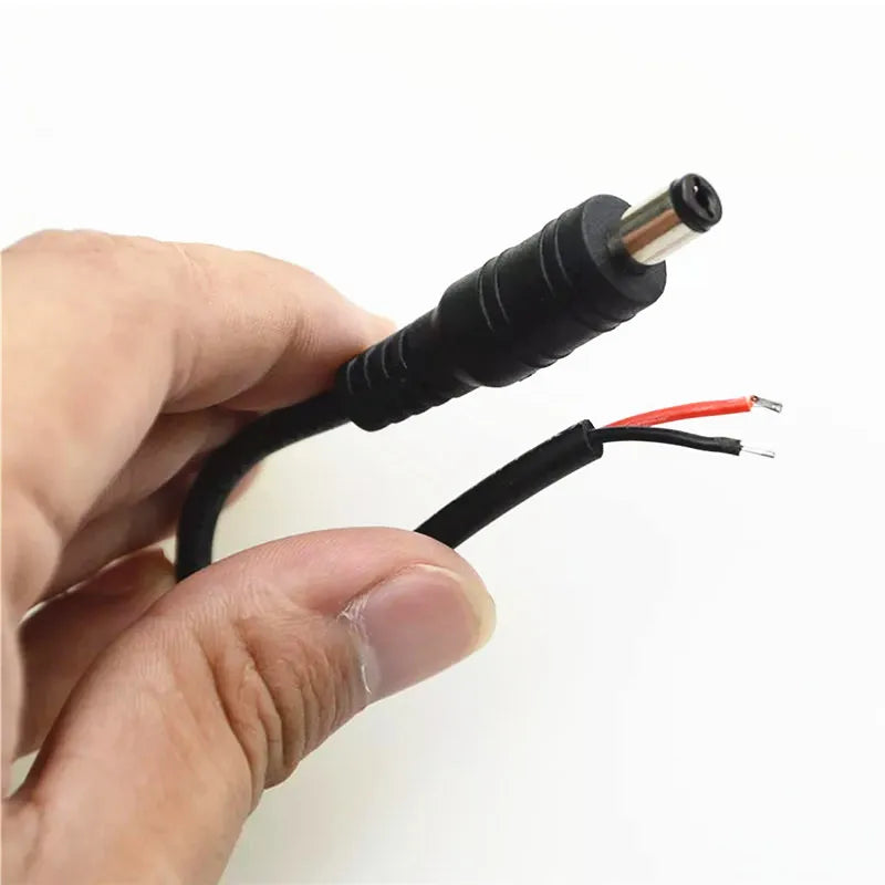 5.5mm X 2.1mm DC Jack Connectors Power Extension Cable 22AWG Female Male DC Plug Adapter For CCTV Camera 5050 3528 LED Strip