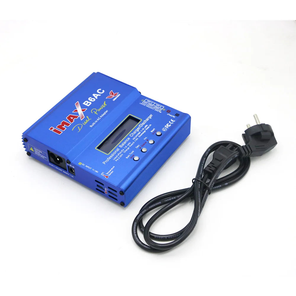 Imax B6 AC RC Charger 80W B6AC 6A Balance Charger Digital LCD Screen Li-ion LiFe Nimh Nicd PB Lipo Battery Discharger