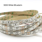 led strip light 600nm True Orange no Amber Yellow waterproof 3528 5050 SMD 120leds/m christmas string tape rope lamp 12V