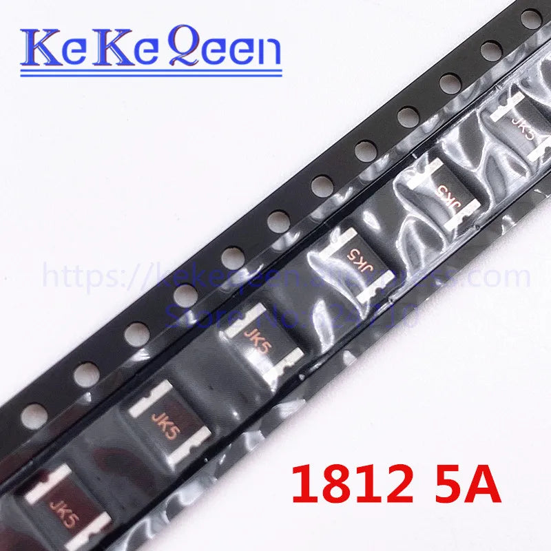 100PCS PTC FUSE 1812 5A 5000MA 8V 18V 24V 48V 60V SMT SMD PPTC Resettable Fuses