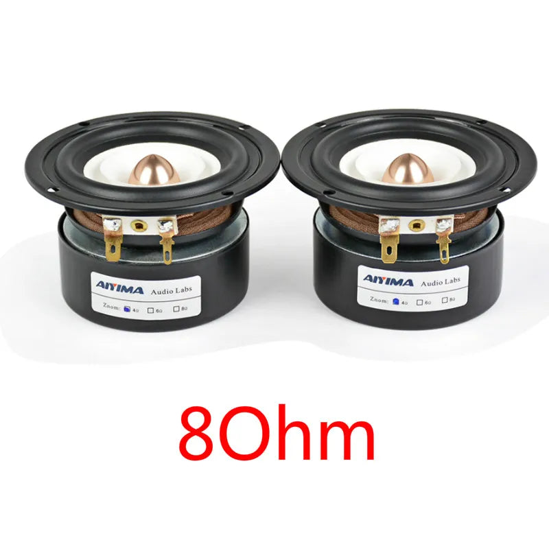 AIYIMA 2Pcs 3Inch Audio Portable Speakers 4 8 Ohm 15W Full Range Hifi Bass Speaker Altavoz Portatil Speaker DIY Home Theater
