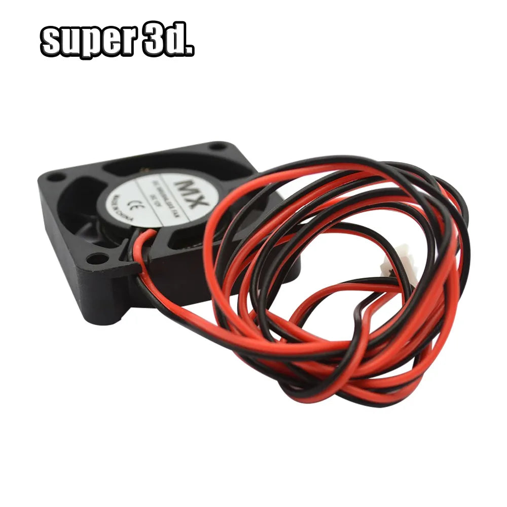 1pcs 4010 Cooling Fan Radiator 40x40x10 mm DC 5/12/24V Cable 30/100cm 3D Printer Parts for Reprap Ender 3 CR10 J-Head Hotend