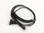 2pcs BarCode Scanner RS232 Cable Coiled Spiral 5M(17feet) For HHP 1900g,1300g,1400g,1200g,1250g, DB9 Serial RS232 Interface