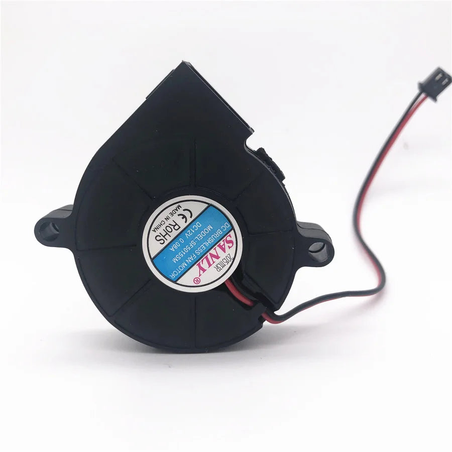 SANLY SF5015SL SF5015SM  12V 0.06A 0.08A 5cm 5015 50x50x15mm Industrial Blower For Humidifier Server Cooling Fan 2PIN