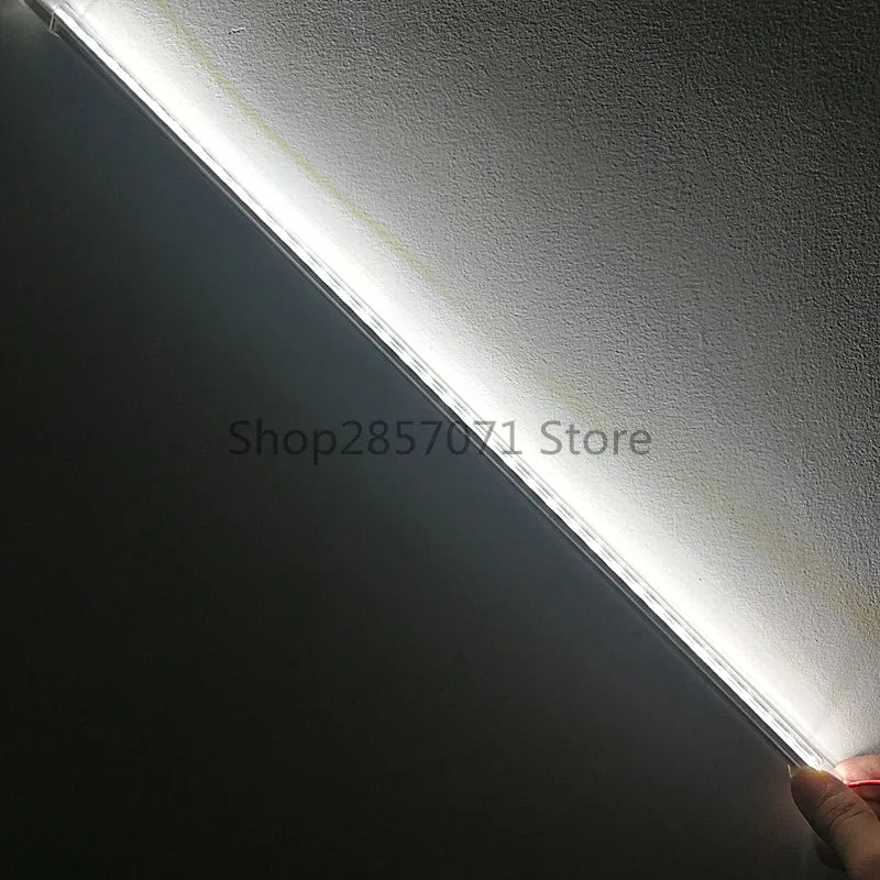 Factory Wholesale DC12V 10cm 20cm 50cm SMD 5730 5630 LED Hard Rigid Strip Bar Light Aluminium Shell +PC Cover LED Bar Light