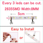 LED Strip Lights 12V Waterproof 60Leds/M Flexible Home Decoration Bar Lighting Replace SMD 3528 5050 5630 5730 LED Tape