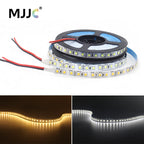 12V LED Strip 1M-5M 600 SMD 2835 6000K 3000K Warm White Stripe Flex Tape Light 120LEDs M 8mm PCB Non Waterproof Ledstrip Lamp