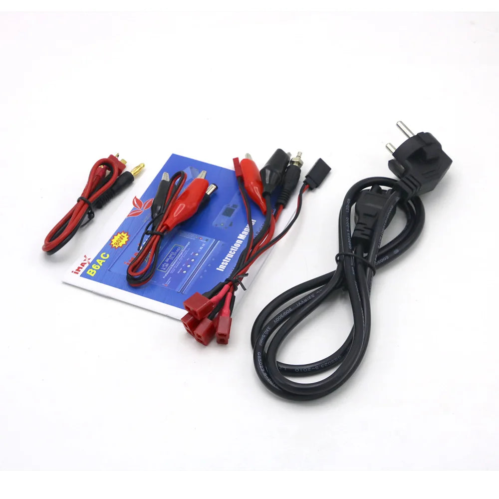 Imax B6 AC RC Charger 80W B6AC 6A Balance Charger Digital LCD Screen Li-ion LiFe Nimh Nicd PB Lipo Battery Discharger