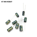 20pcs/lot 25V 100UF 6x12mm High Frequency Low Impedance Aluminum Electrolytic Capacitor 100uf 25v