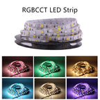 5M 5050 SMD LED Strip RGB RGBW (RGB + White) RGBWW (RGB+Warm White) RGBCCT Flexible LED String Light 5M/ 300 LEDs 12V 24V Home
