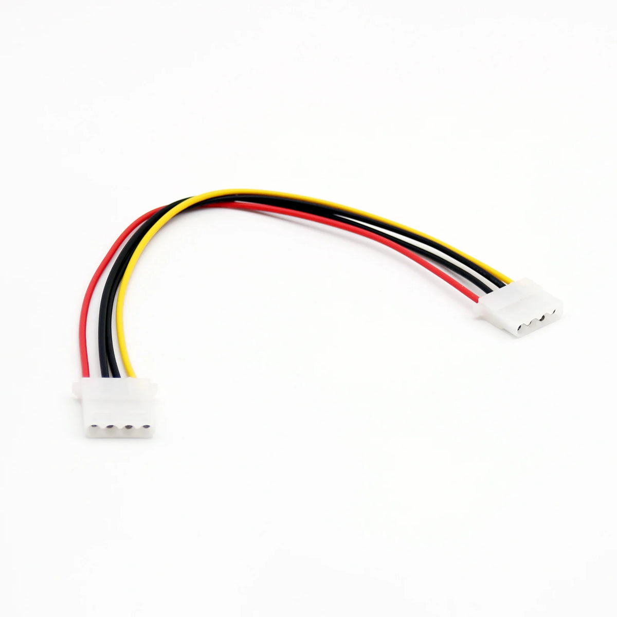 10pcs IDE 4 Pin Molex Female to 4 Pin Female Power Extension Connector Cable IDE 4 Pin Female to Female Cable 30cm