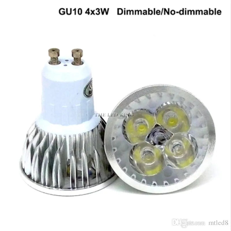 1X 10X GU 10 Led Spotlight GU10 LED Lamp 9W 12W 15W 220V Red Green Blue Yellow Lampada MR16 12V Bulb Light Spot Candle Luz