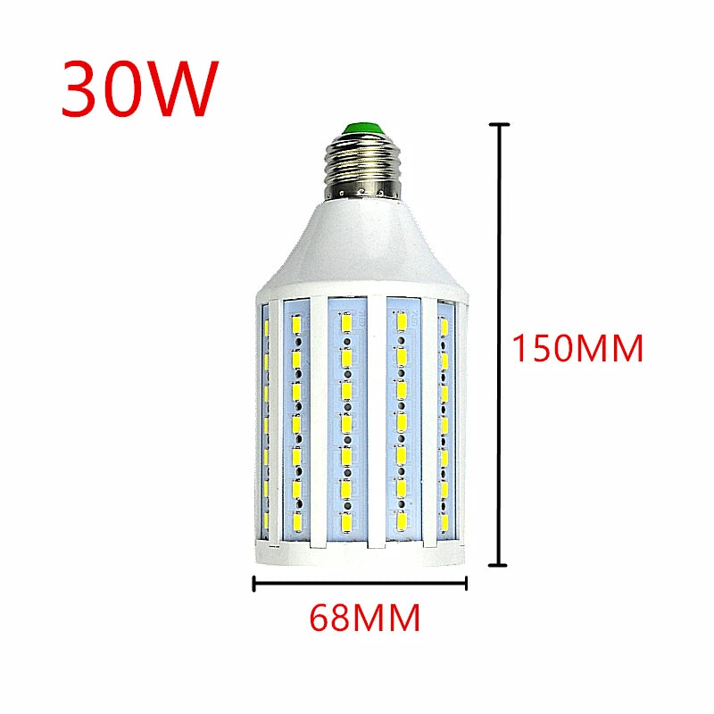 LED Bulb Lamp E14 B22 E27 E26 E39 E40 5730 Corn Spot Light 25W 30W 40W 50W 60W 80W 100W Lampada 110V 220V Cold Warm White Lights