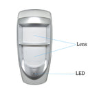 1PCS 12Vdc Outdoor WaterProof Security Home Burglar Alarm DG85 Wall-Mounted Dual PIR Sensor Wire Infrared Motion Detector
