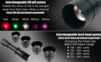 UniqueFire Drop in White Red Green IR850 940nm Light LED Pill 3 Mode Module Replacement for UF-1605 Hunting LED Torch Flashlight