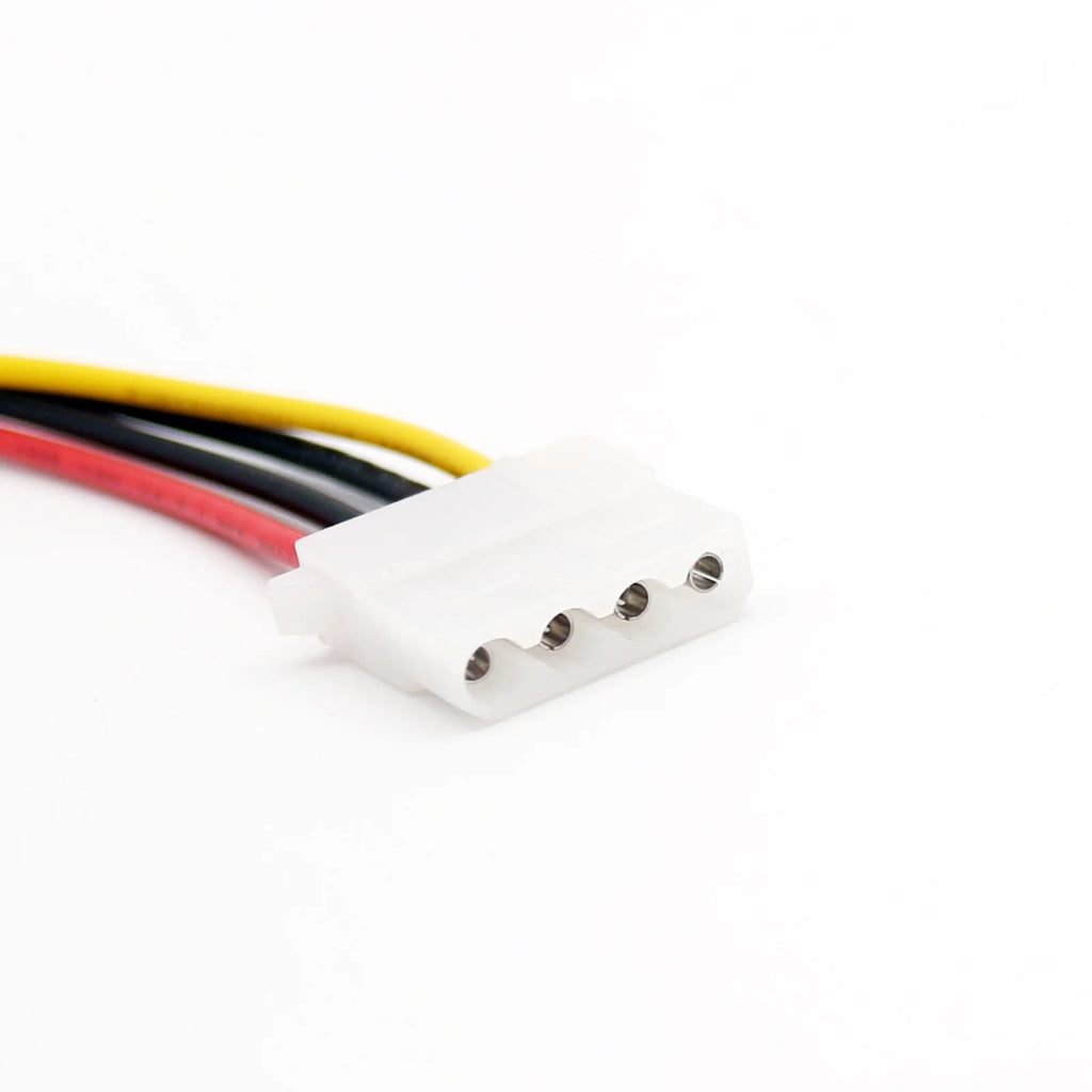 10pcs IDE 4 Pin Molex Female to 4 Pin Female Power Extension Connector Cable IDE 4 Pin Female to Female Cable 30cm
