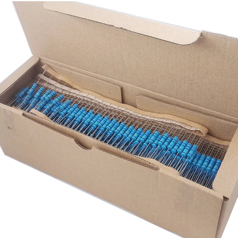 10pcs 2W Metal film resistor 1% 0.1R ~ 2.2M 0.1 0.15 0.18 0.22 0.24 0.27 0.3 0.33 0.36 0.39 0.43 0.47 0.56 0.68 0.75 0.82 1M ohm