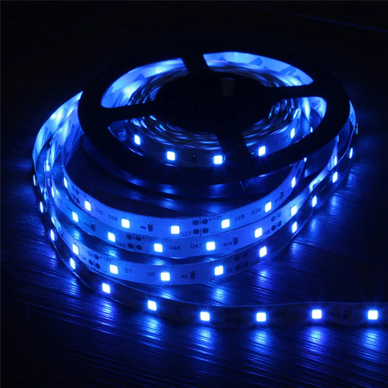 5M/Roll Warm Cool White Red Green Blue Yellow Flexible Ribbon 3528 IP20 LED Strip Lighs 300LEDs 60LEDs/M Bande LED Diode Tape
