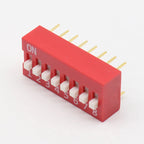 10PCS/Lot DIP Switch 8 Way 2.54mm Toggle Switch Red Snap Switch Wholesale Electronic