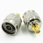 N Male Plug to SMA Female or RP-SMA Female RF Coaxial Adapter Connector