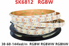 SK6812 RGBW (Similar Ws2812b) 4 in 1 1m/4m/5m 30/60/144 Leds/Pixels/M Individual Addressable Strip  WW NW IP30/65/67 DC5V